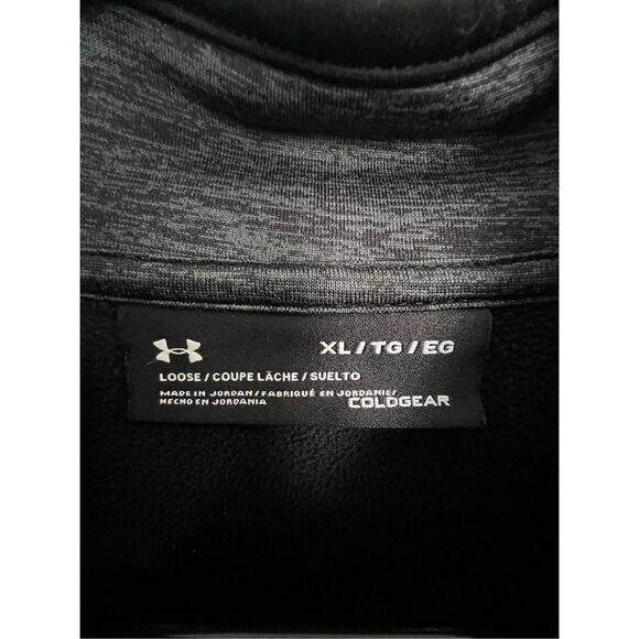 Men’s Under Armour Black Quarter Zip Pull Over Jacket - Picture 3 of 4